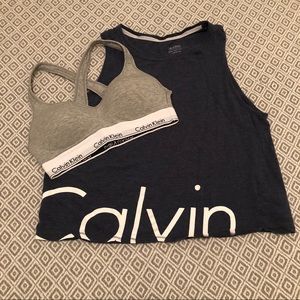 Calvin Klein cotton sports bra